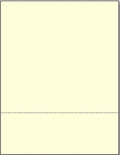 Limited Papers (TM) 8.5x11 Perforated Paper, 20/50 Pound, 75 GSM, Variety of Perforation Sizes and Colors, for Forms, Tickets, Postcards, Business Cards. (Ivory, 2 up – 3.5” from bottom)