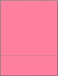 Limited Papers (TM) 8.5x11 Perforated Paper, 20/50 Pound, 75 GSM, Variety of Perforation Sizes and Colors, for Forms, Tickets, Postcards, Business Cards. (Cherry, 2 up – 3.5” from bottom)