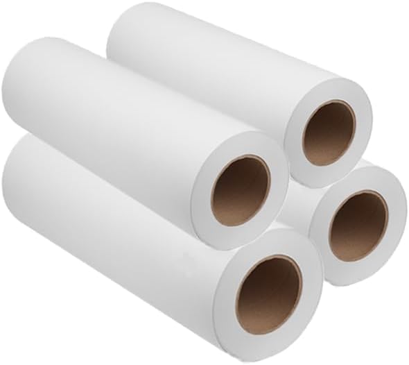 30'' x 150' Engineering/Wide Format/Plotter Paper - 20# Uncoated 96 Bright White (2’’ Core) CAD Paper Rolls For Architects, Blue Prints Engineers, Architects etc - Box of 4 Rolls
