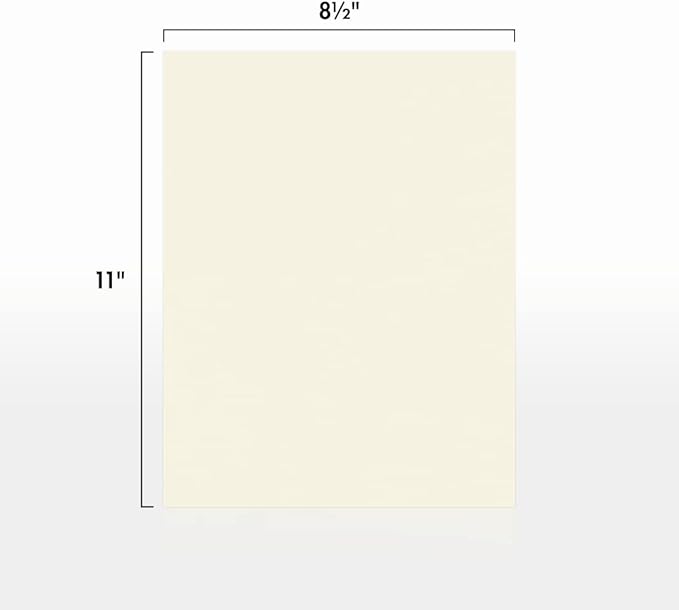 LUXPaper 8.5" x 11" Classic Crest Paper | Letter Size | Natural White | 70lb. Text | 1,000 Qty