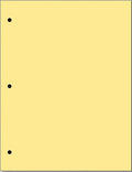 Copy And Printing Color Paper, 20 Lb. 3 Hole Punch 500 Sheets Per Ream. (Buff)