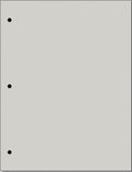 Copy And Printing Color Paper, 20 Lb. 3 Hole Punch 500 Sheets Per Ream. (Grey)
