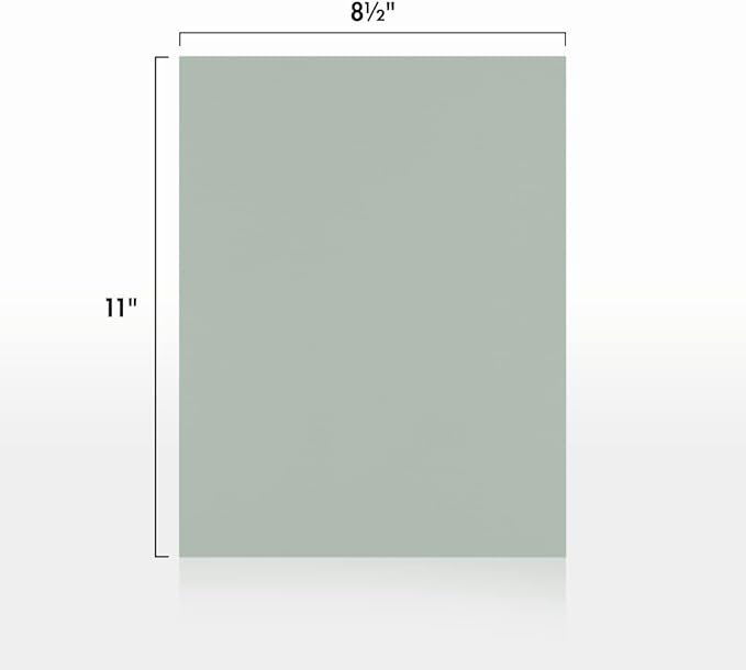 LUXPaper 8.5" x 11" Paper | Letter Size | Slate Gray | 70lb. Text | 50 Qty