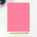 Colored Copy Paper, 20 LB (75 GSM) 8.5 X 11, 500 Sheets (cherry)