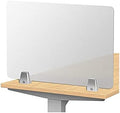 Portable Frosted Acrylic Desk Divider - Free Standing Privacy Panel for Office & Home - Ideal Student Test Shield & Workspace Privacy Solution