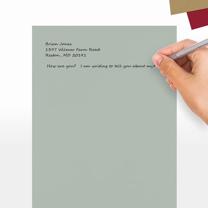 LUXPaper 8.5" x 11" Paper | Letter Size | Slate Gray | 70lb. Text | 500 Qty