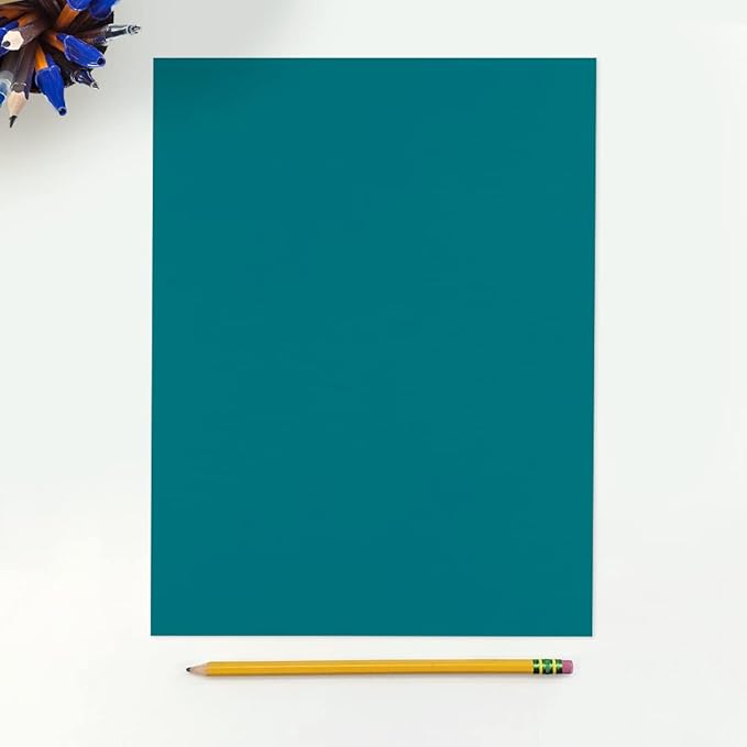 LUXPaper 8.5" x 11" Paper | Letter Size | Teal | 80lb. Text | 1,000 Qty