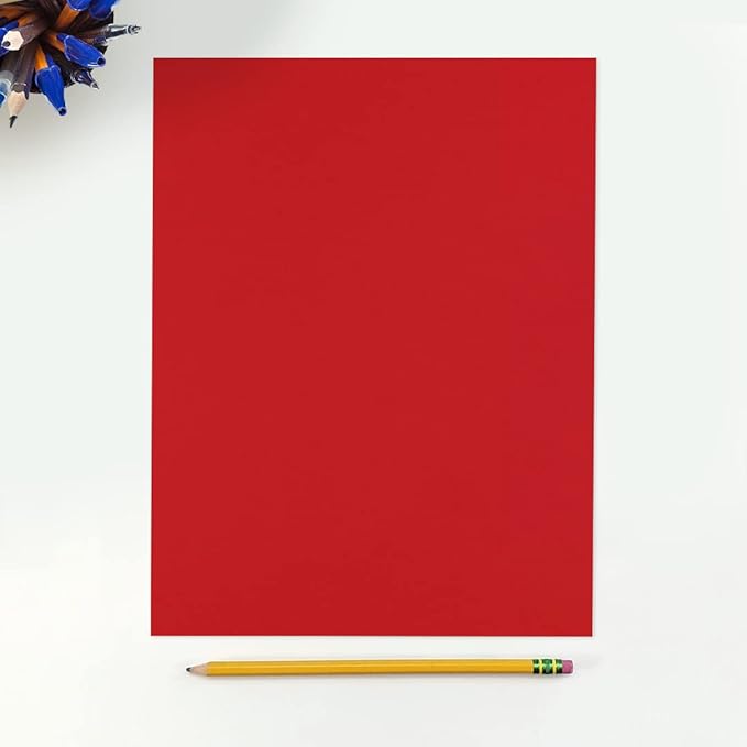 LUXPaper 8.5" x 11" Paper | Letter Size | Ruby Red | 80lb. Text | 250 Qty