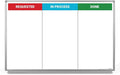 Kanban Whiteboard 48" x 36"