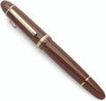 JINHAO X159 Fountain Pen (F Nib 0.5mm, Coffee with Gold Clip)