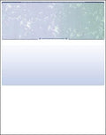 Compuchecks Top Blank Check Paper - 1000 Pack, Quick-Books & Laser Printer Compatible - Security Business Checks with Voucher - 8.5" x 11" Blue/Green Prismatic