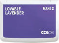 COLOP Make Series, Ink Stamp Pads, with Non-Toxic Premium Ink, Water-Based Acid-Free (Lovable Lavender, Make 2-2-3/4" x 4-1/4")