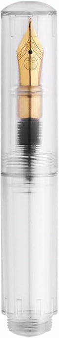 czxwyst Majohn Wancai 2.0 Mini Pocket-Size Eyedropper Fountain Pen (EF Nib 0.38mm, Transparent)