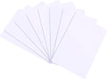 250 Pack - Premium Blank PVC Cards for ID Badge Printers - Premium Quality White CR80 30 Mil (CR8030) by KLMNDUO - Compatible with Most Photo ID Badge Printers(White)