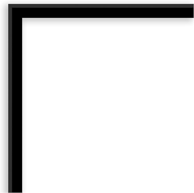 Amanti Art Black Framed Magnetic Board 41x49 Oversize Vision Board for use with Magnets, 100% Metal Sheet to Display Items as Office Decor or for Home Organization in mudroom, Kitchen or Kids Room