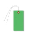 SmartSign Green Shipping Tags with Wire, Size #5, Pack of 1000 | 4 3/4" x 2 3/8"