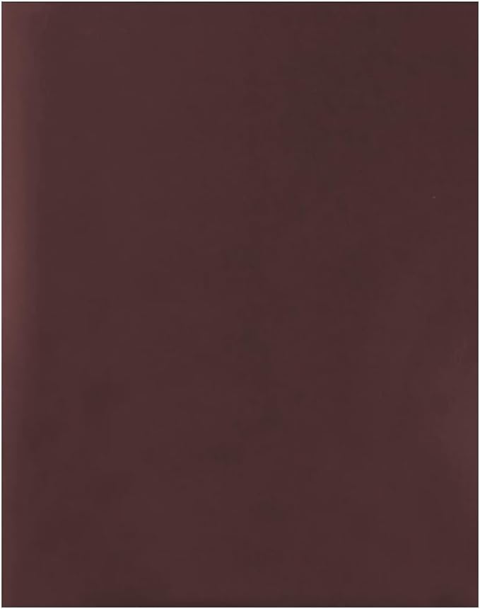 JAM PAPER Custom Printed Semi-Gloss Folders with Round Corner Pockets - Personalized Logo & Text - 10 pt C2S - Brown - 100/Pack