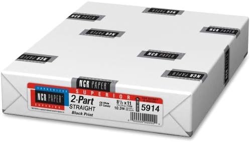 Limited Papers (TM), Carbonless Sheets, Superior, Pre Collated, Multi part, Bond Finish. (2 Part Straight, 8.5 x 11, White/Canary (5914), 1 Ream)