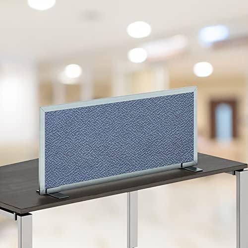 OBEX Acoustical Free Standing Privacy Screen, Cubicle Accessories Desk Privacy Panel, Desk Dividers for Office, Office Furniture Partitions Portable Sound Proof Dividers, 24" x 72", Twilight
