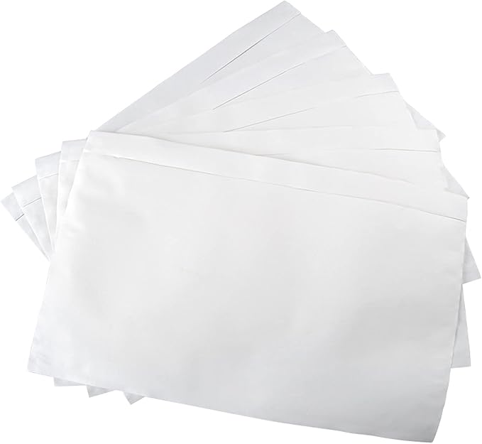 Coopaty 6" x 9" Adhesive Packing List Envelopes Clear Plastic Mailing Shipping Envelope Pouch (200 Pack)