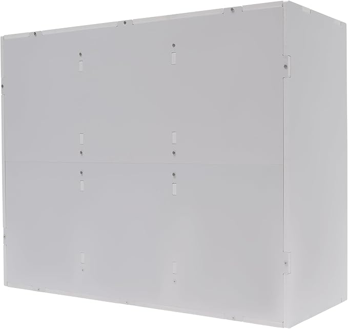 DYRABREST Mail Sorter Organizer 24 Compartments Wood Countertop Literature Organizer Student Mailbox Desktop File Holder with Adjustable Shelves for Home Office and School Classroom