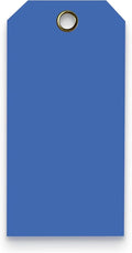 Tags 4 Less 15 Mil Waterproof Plastic Tags, Pack of 100 – 3” x 6” Heavy Duty Plastic Tags for Labeling, Outdoor Tagging, Equipment Labeling, Luggage, Valves & More (Dark Blue)