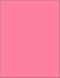 Limited Papers (TM) 8.5x11 Perforated Paper, 20/50 Pound, 75 GSM, Variety of Perforation Sizes and Colors, for Forms, Tickets, Postcards, Business Cards. (Cherry, 6 up)