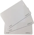 10 pcs 26 Bit Proximity CR80 Cards Weigand Prox Blank Printable Swipe Cards Compatable with ISOProx 1386 1326 H10301 Format Readers. Works with The vast Majority of Access Control Systems