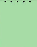 Limited Papers(TM) Writing and Copy Paper, Variation of Colors 8.5" x 11", 5 Hole Top-Punched, 20 Pound Text, 500 Sheets Per Ream. (5000, Green)
