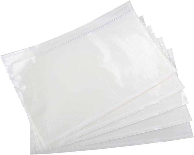 BEUYI Clear 7.5'' x 5.5'' Packing List Envelopes, Shipping Label Pouches/Sleeves (200 Pack)