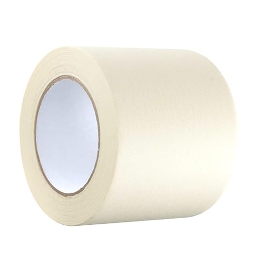 GTSE Wide Masking Tape, 4 inches x 55 Yards (164 ft), Multi-Surface Adhesive Painting Tape, 24 Rolls
