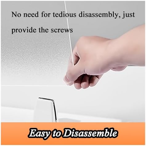 Frosted Acrylic Privacy Panel for Free Standing Desk - Portable Divider for Office & Home - Student Test Shield - Enhances Focus & Reduces Distractions