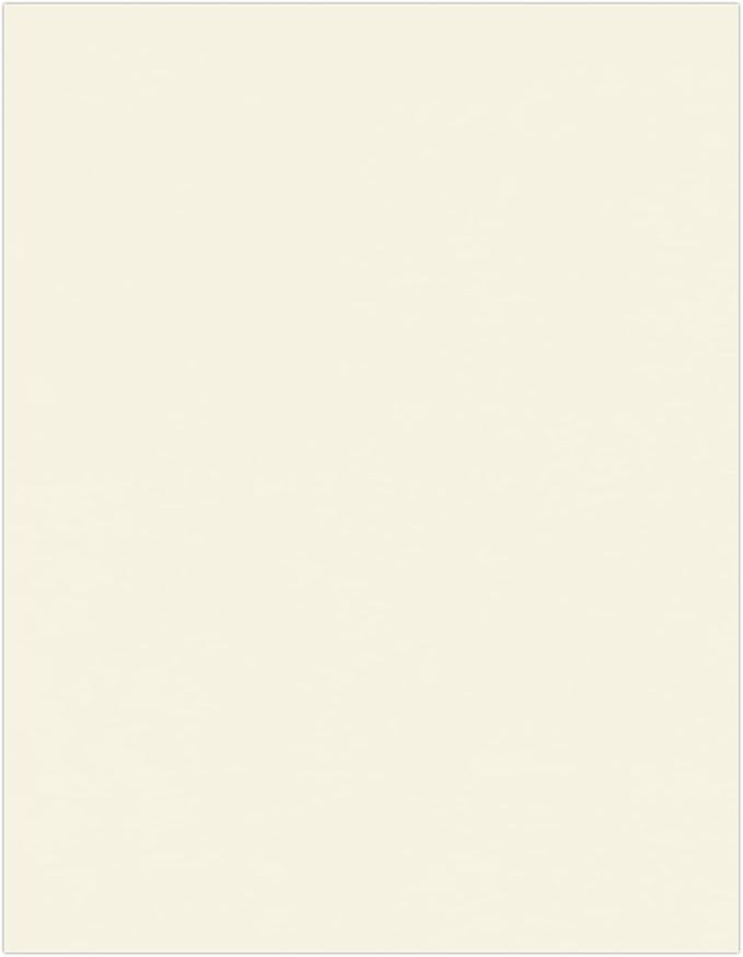 LUXPaper 8.5" x 11" Classic Crest Paper | Letter Size | Natural White | 70lb. Text | 500 Qty