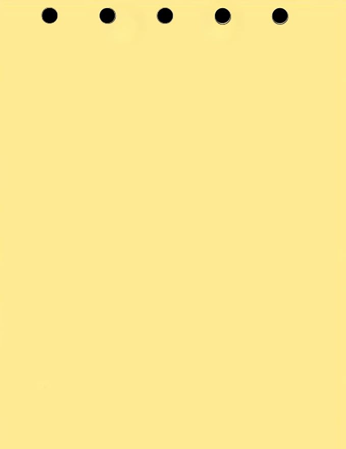 Limited Papers(TM) Writing and Copy Paper, Variation of Colors 8.5" x 11", 5 Hole Top-Punched, 20 Pound Text, 500 Sheets Per Ream. (2500, Buff)