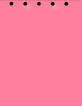Limited Papers(TM) Writing and Copy Paper, Variation of Colors 8.5" x 11", 5 Hole Top-Punched, 20 Pound Text, 500 Sheets Per Ream. (500, Cherry)