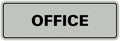 Signs ByLITA Standard Office Sign - Professional Business Signage - Easy to Install (Lt Gray) - Medium 1 Pack