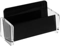 Startbuymore Acrylic Business Card Holder For Desk, Clear Business Cards Display Holders Stand - Stylish Access Display For Desk Business Card Stand(black)