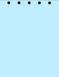 Limited Papers(TM) Writing and Copy Paper, 75 GSM, Variation of Colors 8.5" x 11", 5 Hole Top-Punched, 20 Pound Text, 500 Sheets Per Ream. (5000, Turquoise)