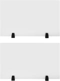 2 Pack Clamp-on Desk Privacy Panels, Frosted Acrylic Desk Dividers for Office School Call Center Reception Area, Noise and Visual Distractions Reducing Table Divider- 30" x 18"
