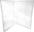 (600) CheckOutStore Plastic Storage Cases for Rubber Stamps, 1/2" (14mm) inch Spine Size (Clear)