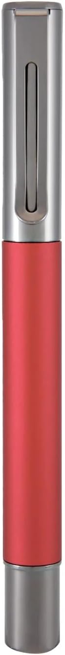 Monteverde USA Ritma Fountain Pen in Red – Omniflex Nib, Flexible JoWo Stainless Steel, Refillable Ink Cartridge/Converter – Ideal for Calligraphy & Artistic Expression