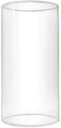 Sunwo Glass Shade Straight Cylinder Glass Lamp Shade Replacement with Multiple Effects (3 IN x 6 IN Clear Straight Cylinder)