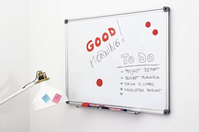 edding 360 whiteboardmarker - rood - 10 whiteboardstiften - ronde punt 1,5 - 3 mm - boardmarker uitwisbaar - voor whiteboard, flipchart, magneetbord, prikbord, memobord - sketchnotes - navulbaar