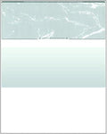 Compuchecks Top Blank Check Paper - 1000 Pack, Quick-Books & Laser Printer Compatible - Security Business Checks with Voucher - 8.5" x 11" Green Marble