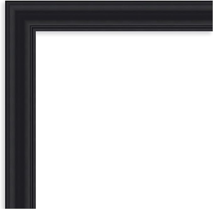 Amanti Art Black Framed Magnetic Board 20x24 Small Vision Board for use with Magnets, 100% Metal Sheet to Display Items as Office Decor or for Home Organization in mudroom, Kitchen or Kids Room