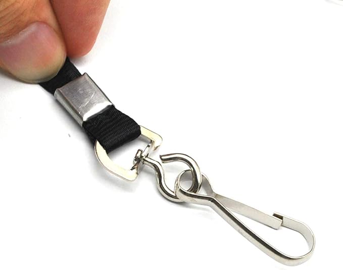 Beebel Purple Lanyard Bulk Lanyards for Id Badges Flat Lanyard with Badge Clip Swivel Hook 50 Pack