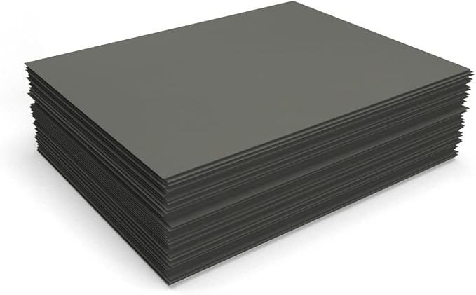 LUXPaper 8.5" x 11" Paper | Letter Size | Smoke Gray | 80lb. Text | 50 Qty