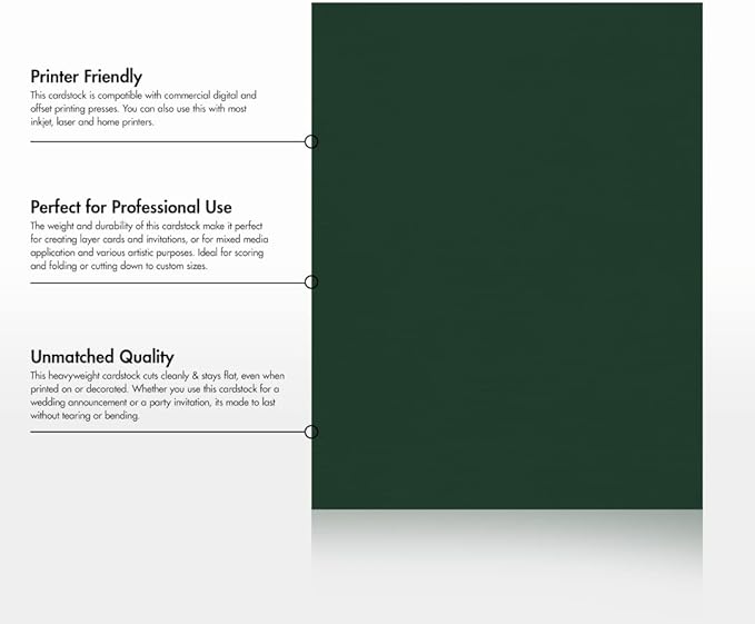 LUXPaper 8.5" x 11" Cardstock | Letter Size | Green Linen | 100lb. Cover (183lb. Text) | 1,000 Qty