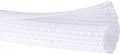 QCSIW 1/4" x50ft Split Sleeve Cable Organizer - Wire Protector Sleeving for Desk, PC, TV, Home Office | Cord Management Cover, Easy Install, White