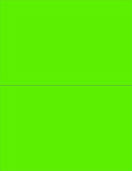 NextDayLabels 8-1/2 x 11" Neon Color High Light Fluorescent Labels for Laser & Inkjet Printer (Green Fluorescent, 8-1/2" x 5-1/2" - 2 Per Page | 50 Labels)